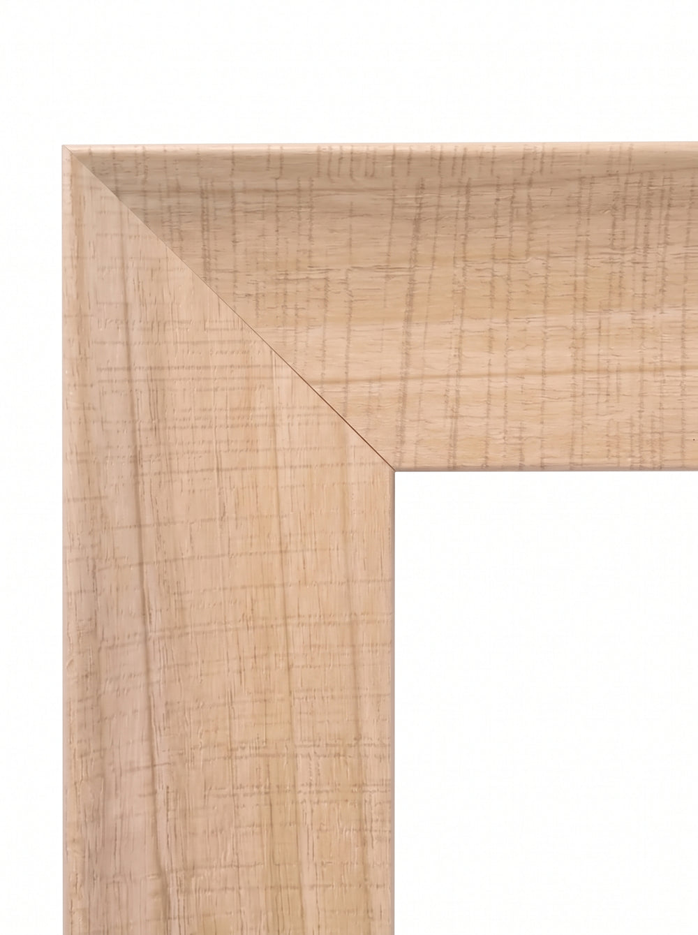 Se billede i fuld skærm Billedramme Malurt i natur (Natural wood, T1148) – 43 mm ekstra bred, flad træramme på mål