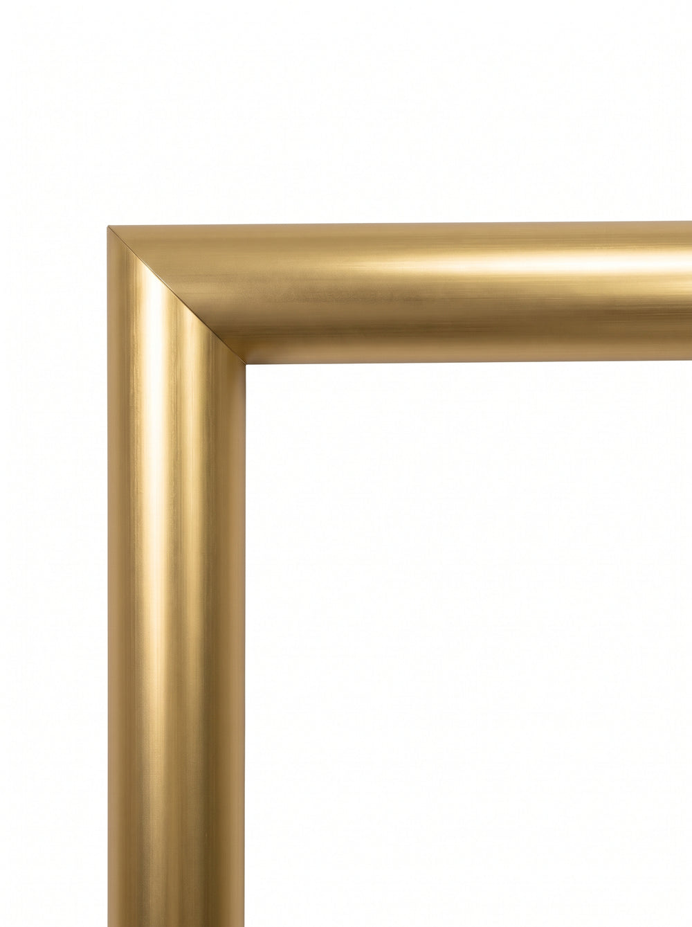 Billedramme Balsamin i guld (Gold, P1008) – 11 mm smal plastramme på mål