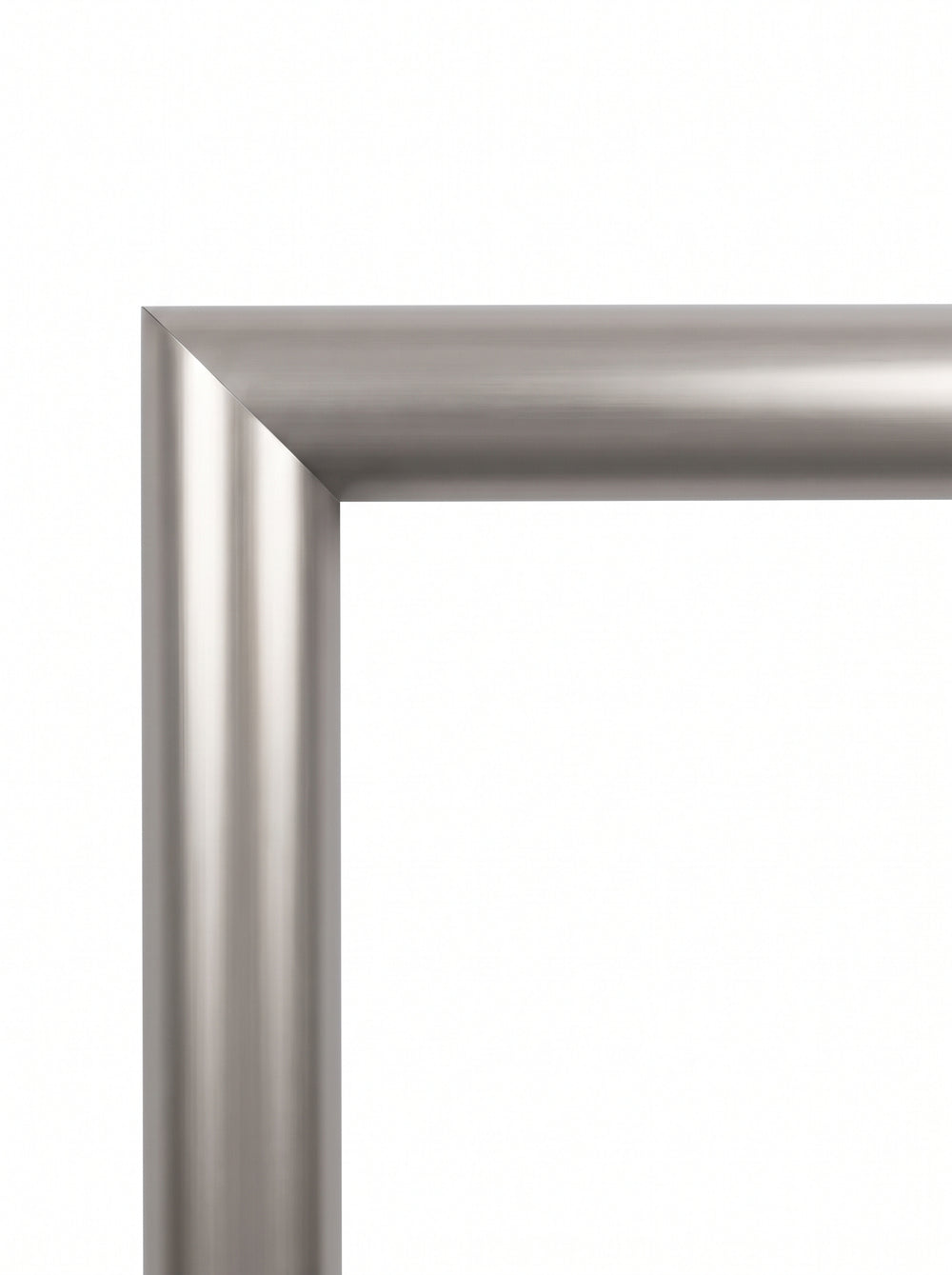Billedramme Balsamin i stål (Steel, P1015) – 11 mm smal plastramme på mål
