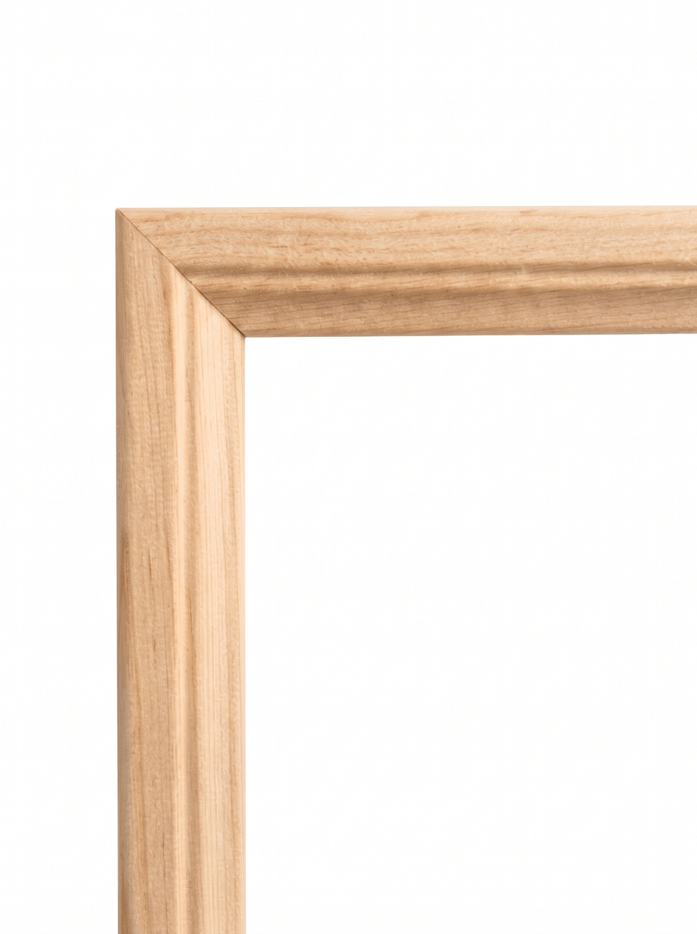 Billedramme Bellis i natur (Natural wood, T1058) – 13 mm klassisk profileret træramme på mål