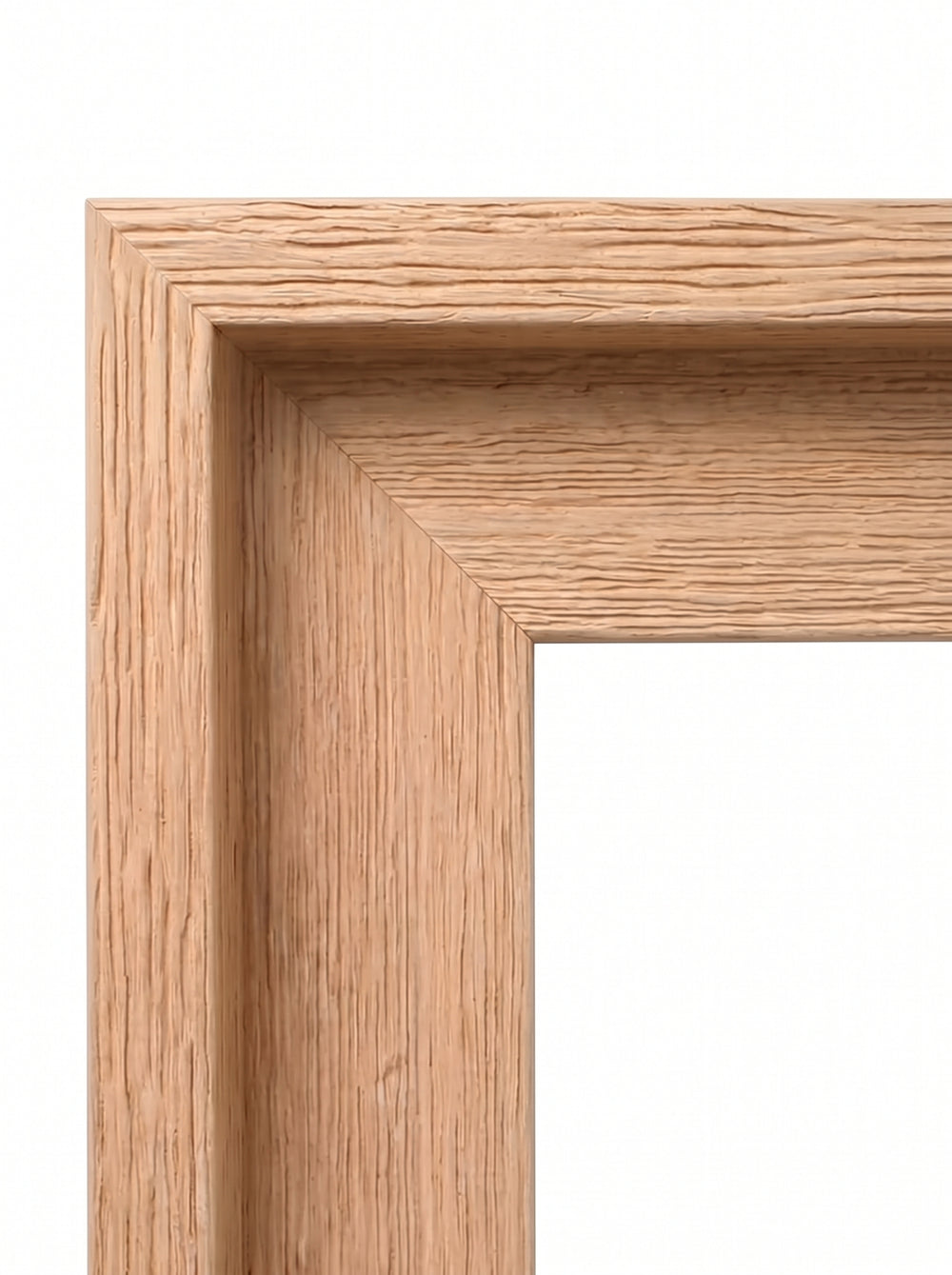 Billedramme Fuksia i eg (Oak, T1206) – 10 mm svæveramme til canvas på mål