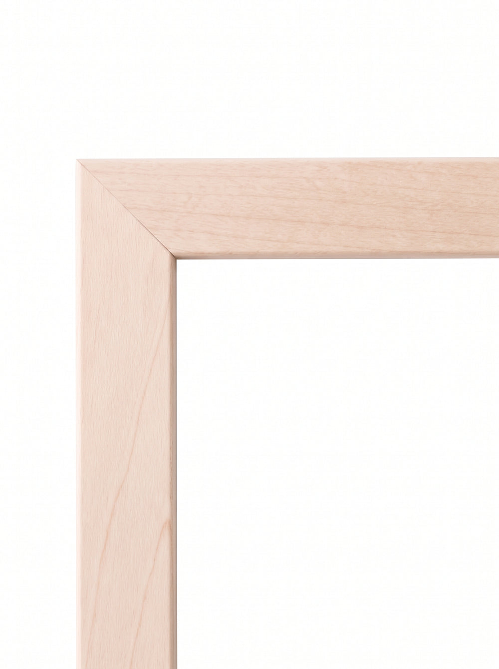 Billedramme Syren i natur (Natural wood, T1031) – 20 mm flad, moderne træramme på mål